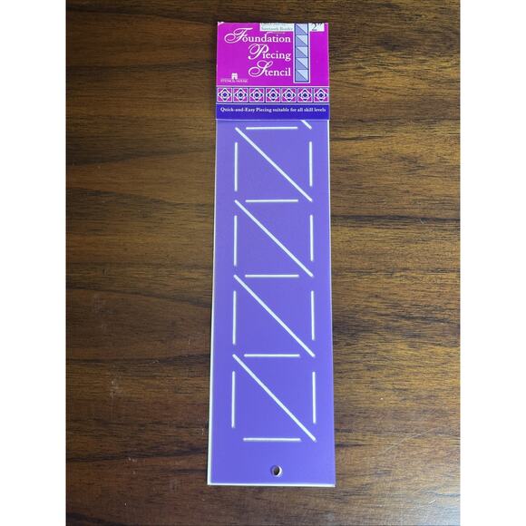 Bundle Of Quilting Stencils & Templates - Flower Grandma’s Garden Sawtooth Child - Picture 4 of 14